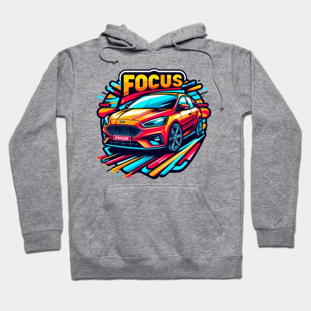 Ford Focus Hoodie by Vehicles-Art
